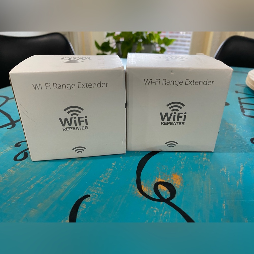 New (2) 2022 Release WiFi Repeater Extender Long Coverage 3000sqft Ethernet Port